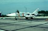Sukhoi Su-24, Fencer, supersonic, all-weather attack aircraft, Russian, variable-sweep wing, twin-engines, MYFV28P12_08