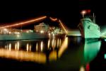Combat Stores Ship AFS-22, Nighttime, Docks, USN, United States Navy, MYNV02P04_15.1702