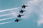 Formation Flight, McDonnell Douglas F-18 Hornet, Blue Angels, MYNV04P08_01.1703