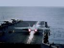 steam catapult, Grumman F-14 Tomcat take-off, Grumman F-14 Tomcat afterburners, MYNV07P02_07.1705