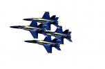 McDonnell Douglas F-18 Hornet, Blue Angels, photo-object, object, cut-out, cutout, MYNV12P07_08F