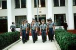 Military School building, teens, boys, cadets, uniform, MYSV01P02_06