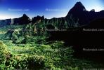 Mountains, Rain Forest, Island of Tahiti, NDPV01P07_18