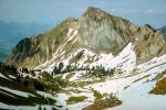 Mountain Peak, Snow, Rochers de Naye, 1950s, NESV01P01_13.0925