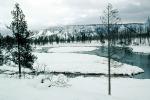 River, forest in the snow, trees, NNYV05P15_17