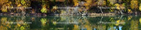 fall colors, autumn, Sacramento River, water, trees, reflection, NPND05_064