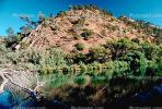 Putah Creek, Solano Lake, Hills, reflection, water, Solano County, NPNV02P15_11.1266