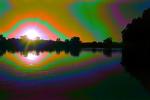 Psychedelic Lagoon, sunset, water, reflection, psyscape, NPSPCD0653_036B