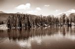 Lake, water, reflection, Sprague Lake and the Continental Divide, NSCV02P04_12B