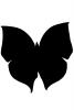 [Ithomyiidae], Butterfly silhouette, Wings, logo, shape, OECV03P04_10M