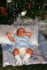 Baby Boy, Christmas Tree, Pillow, Tree, Diapers, booties, 1960s, PABV03P06_02B
