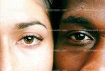 Eyeball, Iris, Lens, Pupil, Eyelash, Cornea, Sclera, skin, man, male, female, woman, eyebrow, PACV02P04_13B