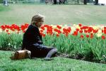 tulips, Woman Being in Thought, PBAV02P01_17