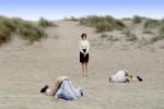 Head Buried in the Sand, Bury Your Head In the Sand, Businessman, Businesswoman, PCFV01P10_04