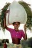 Girl Carrying a bushel, Bayad Taluka, Gujarat, PDCV01P05_04