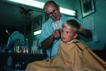 Hair Cut, Barbershop, boy, cute, funny, Americana, barber, 1950s, PFBV02P02_18