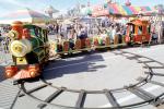 Train, kiddie ride, figure eight, Marin County Fair, California, Rideable Miniature Train, PFFV04P10_17