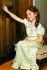 Pensive Girl, listening to Radio, 1940s, 1950s, PFLV10P08_16B