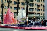 Portola Discovers San Francisco Bay, Miss Universe Parade, Long Beach, California, 1955, 1950s, PFPV03P12_01