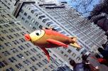 Floating Fish, Helium Balloon, Macy's Thanksgiving Day Parade, autumn, 1951, 1950s, PFPV06P06_13