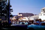 Cars, automobile, downtown, Oroville California, buildings, shops, crowds, 3 June 1967, 1960s, PFPV08P05_08