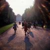 Girls Walking, dress, shadow, Saint Petersburg, Russia, PFSV05P06_15