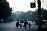 Mother and Child, Walking, Street, Samarkand, Uzbekistan, PFSV08P08_17