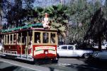 Cable car, automobiles, vehicles, trolley, Cadillac, Chevy, December 1968, 1960s, PFTV03P03_07