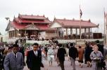 People, Crowds, Burma Pavilion, Burmese, Montreal Expo, Expo-67, Canada, 1967, 1960s, PFWV01P12_06