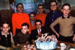 Cake, Candles, boys, 1950s, PHBV02P13_12