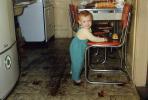 Little Boy Toddler in Kitchen, 1940s, PHBV04P02_18