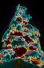 Christmas Tree in the Snow, cold, ice, night, nighttime, PHCV01P08_08C