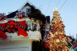 Christmas Tree decorated, decorations, outdoors, outside, PHCV01P09_13