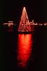 Lighted Christmas Tree on the Lake, PHCV01P14_16