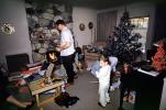 Presents, Decorations, Ornaments, Tree, Christmas Morning, boy, piano, 1960s, PHCV02P11_15