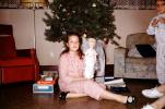 Girl, Doll, Tree, nightwear, pajama, 1960s, PHCV03P10_08