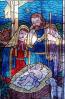 Nativity Scene, Stained Glass, Window, baby jesus, 1950s, PHCV03P15_07