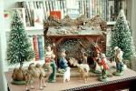 Nativity Scene, Trees, Camels, Sheep, 1950s, PHCV04P06_12