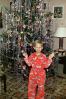 Boy in Pajama, decorated tree, 1950s, PHCV04P11_17