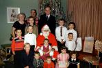 Boys, Girls, Father, Grandfather, Grandmother, Santa Claus, 1950s, PHCV04P13_02