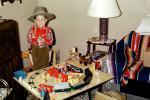 Cowboy and His Choo-Choo Train, Stage Coach, Gun, Hat, 1950s, PHCV04P15_17
