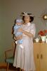 Mother with her Baby Boy, formal dress, 1950s, PHEV01P09_01