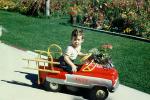 Boy, Pedal Car, ladder, steering wheel, 1950s, PLGV01P02_06