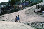 Kids Walking, Dirt Road, Colonia Flores Magone, unpaved, PLGV01P14_11