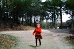 Mary, Running Girl, red riding hood, skirt, cold, hoody, April 30 1965, 1960s, PLGV03P14_17