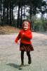 Mary, Running Girl, red riding hood, skirt, cold, hoody, April 30 1965, 1960s, PLGV03P14_17B
