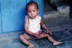 Sitting Boy, eating, food, Kathmandu, Nepal, PLPV08P02_11