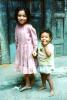 Girls, Smiles, Kathmandu, Nepal, PLPV08P03_19B