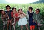 Girl, Boys, Smiles, Himalayan Foothills, PLPV08P07_17