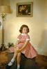 Girl Sitting for a Portrait, Cute, 1950s, PLPV17P11_17